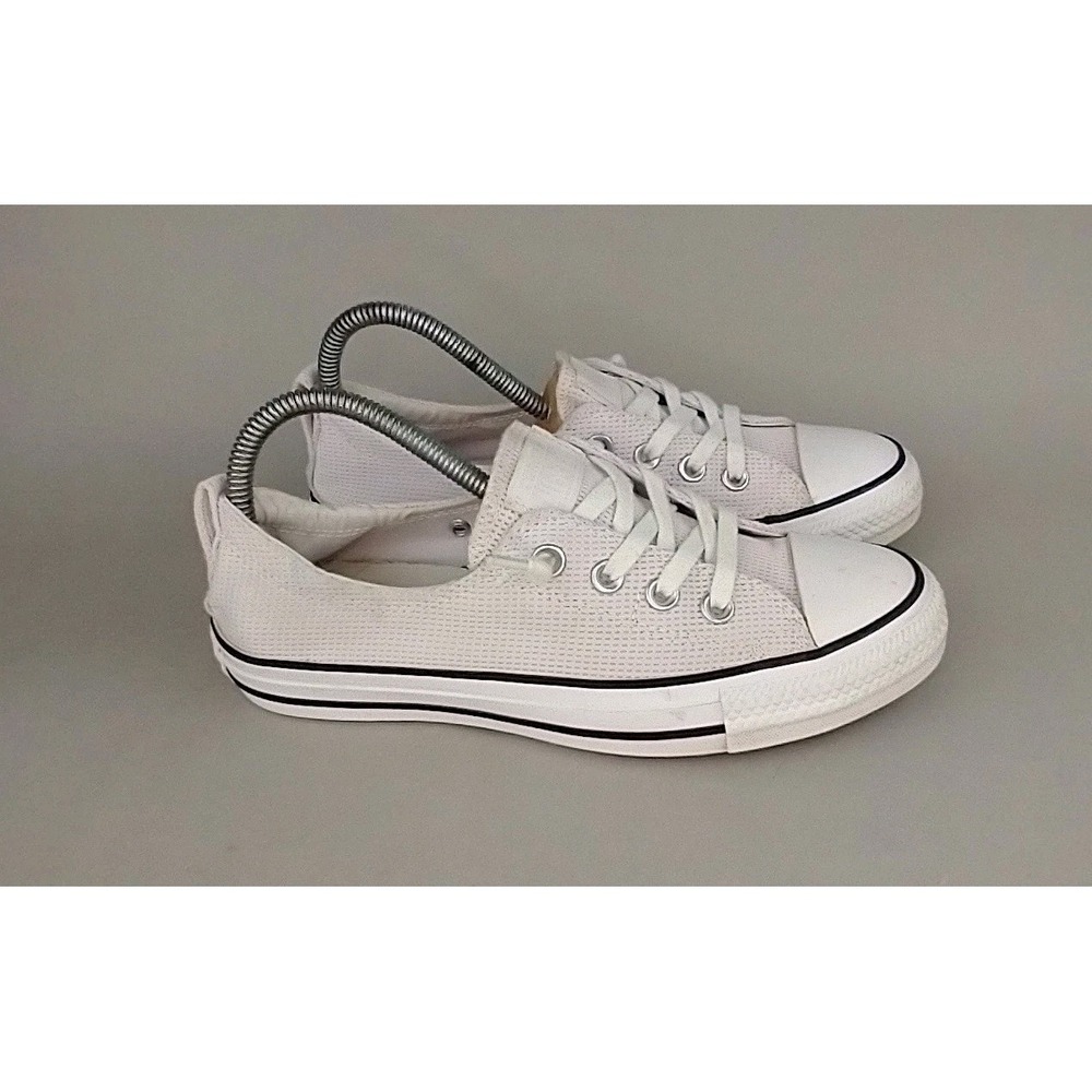 Converse Light Pink Low Top Sneakers with Black Trim